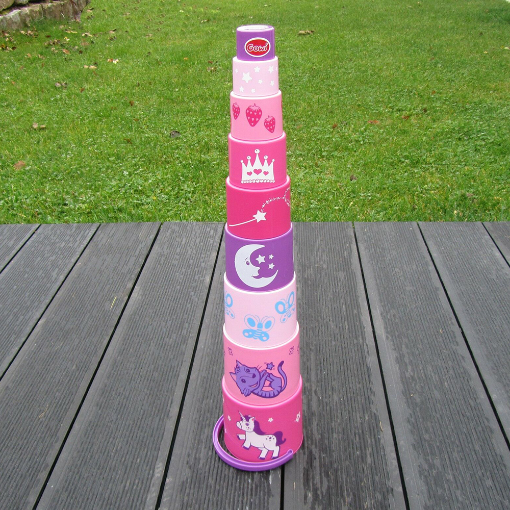 GOWI - Pyramid Pink Princess 9pc-Set 50cm
