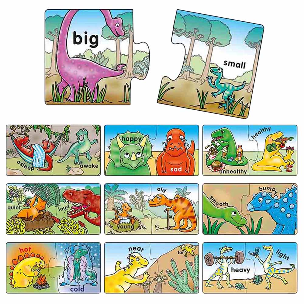 Orchard Toys - Dinosaur Opposites Activity Puzzles 20pcs