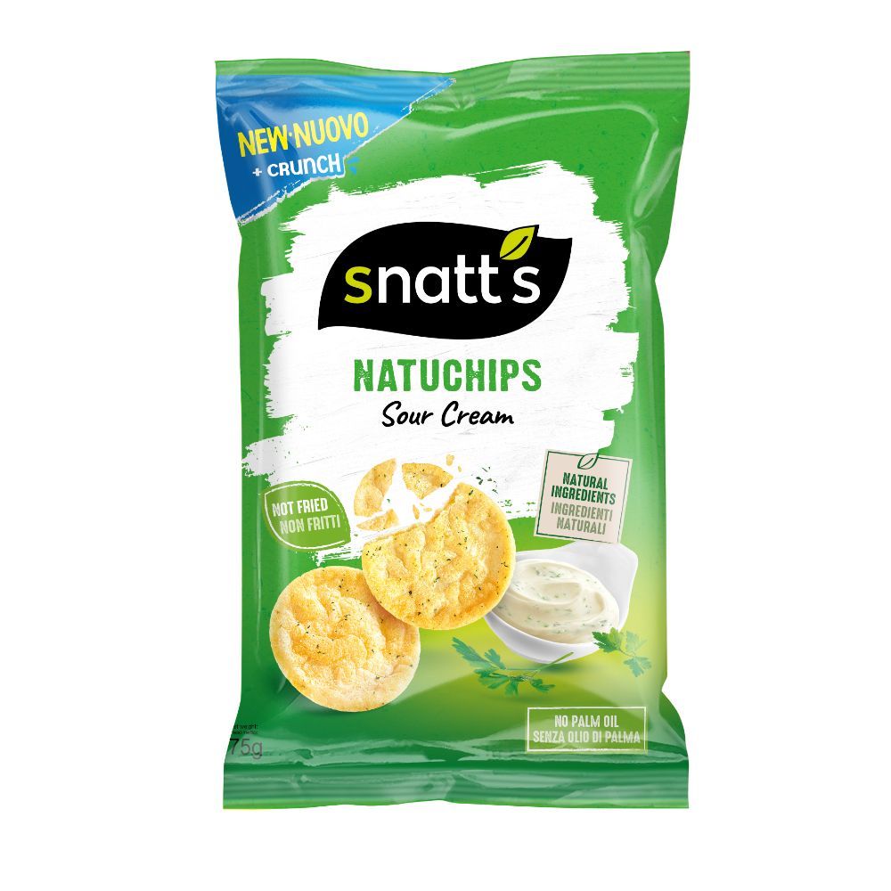 Snatt's Popped Chips Sour Cream 75gm
