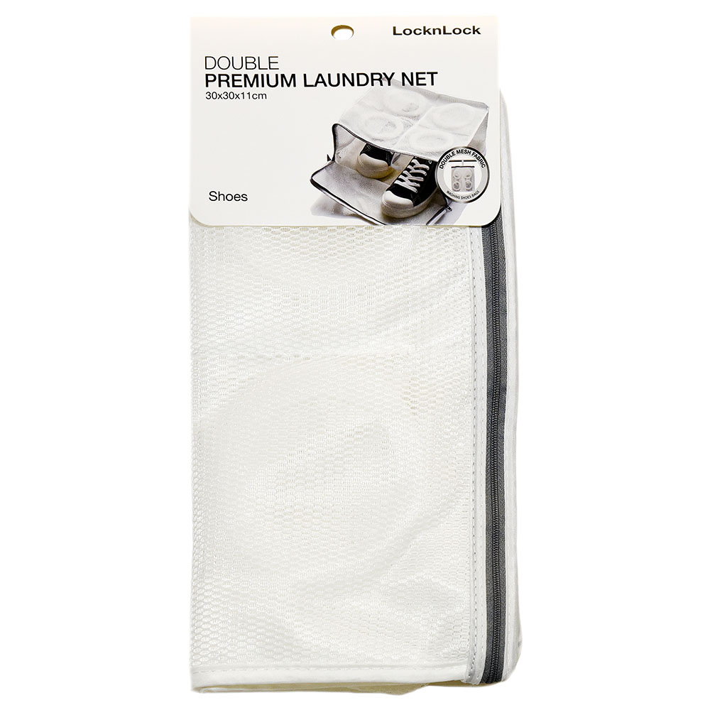LOCK&LOCK - Double Laundry Net-Premium - Shoes - White