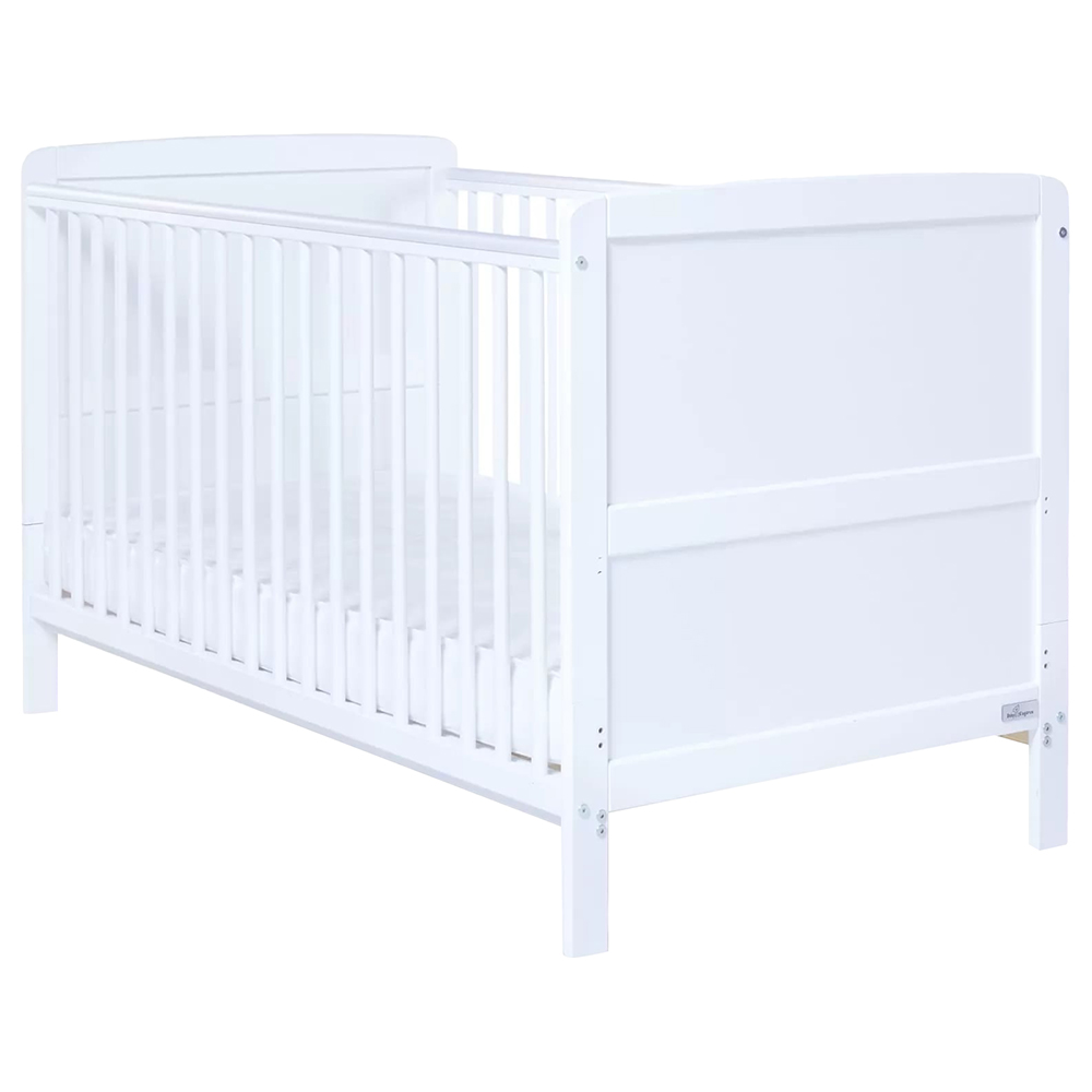 Baby Elegance Travis Cot Bed - White (Exclusive)