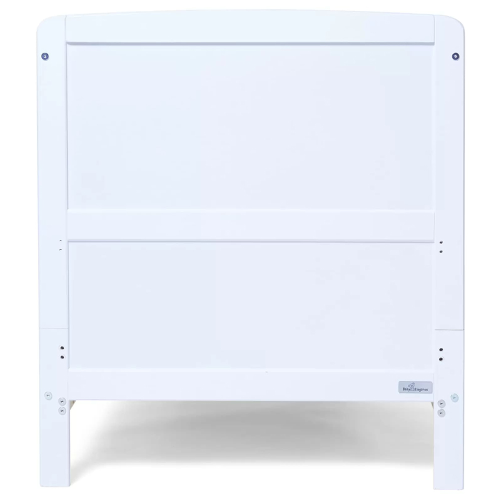Baby Elegance Travis Cot Bed - White (Exclusive)