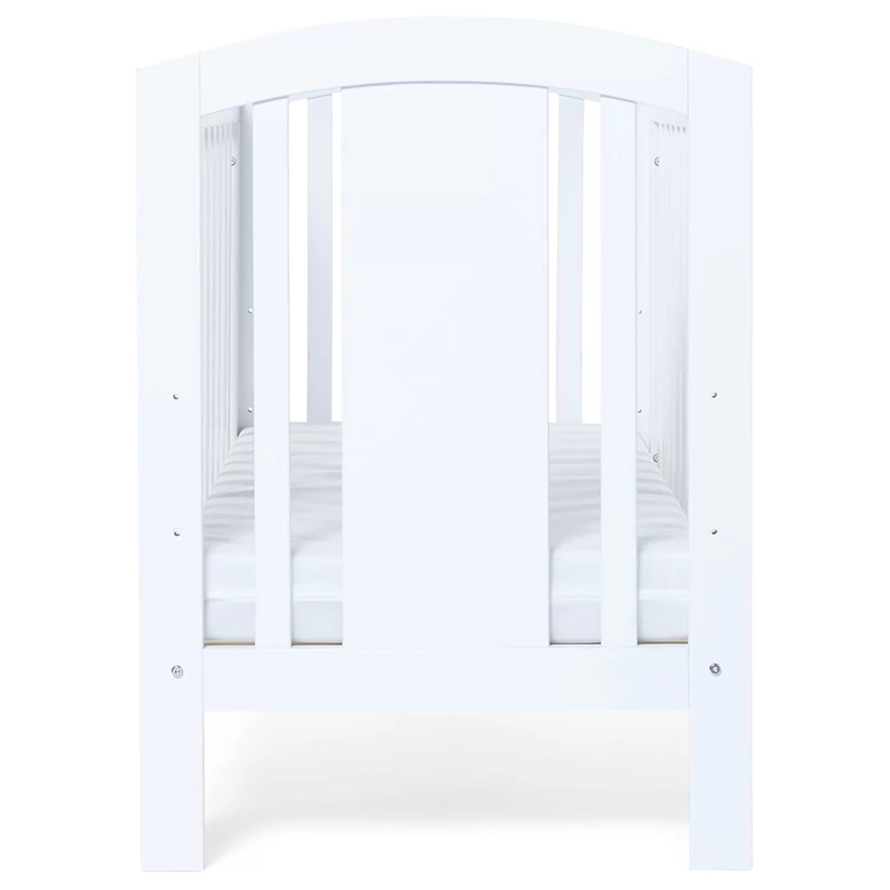 Baby Elegance Laba Wooden Cot - White