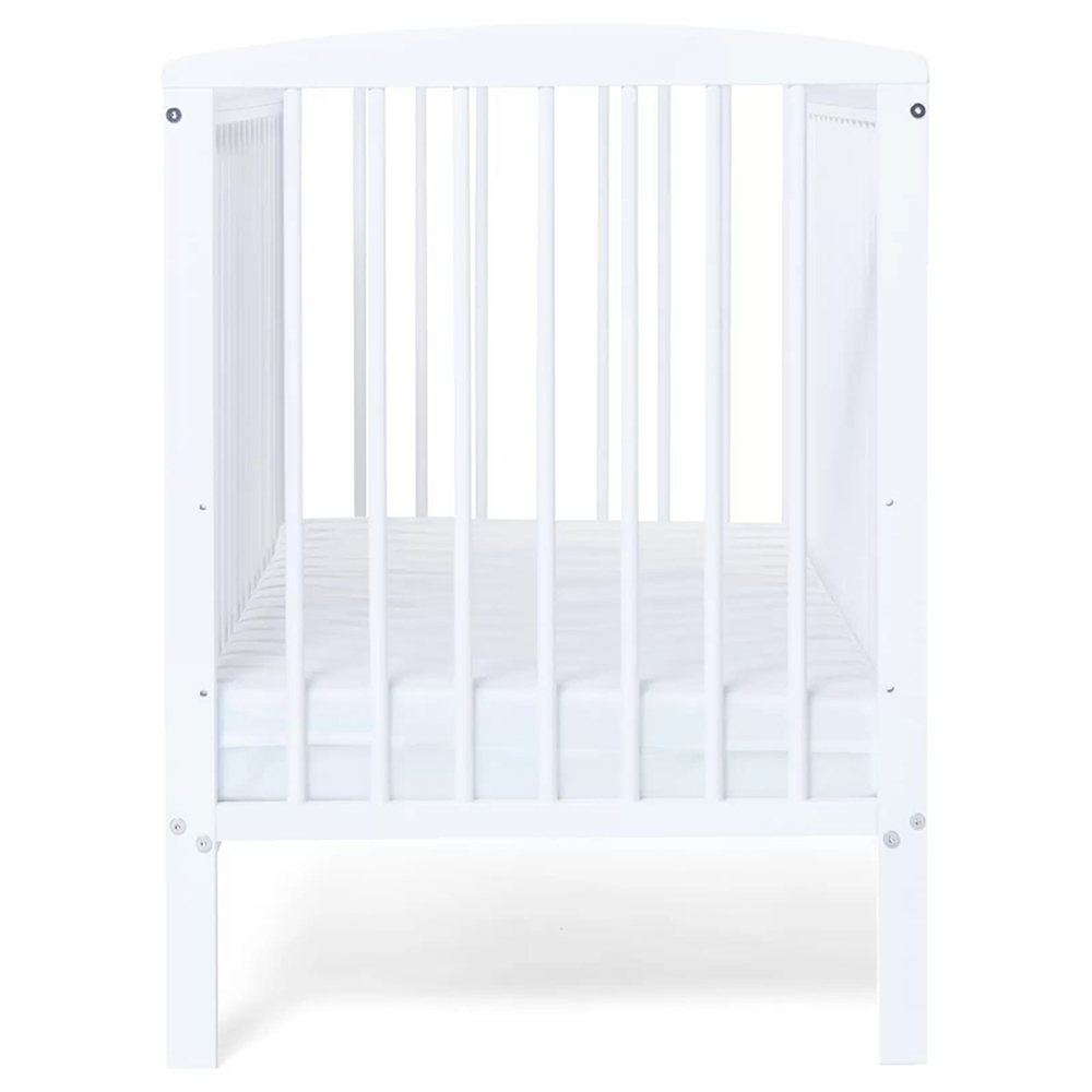 Baby Elegance Starlight Wooden Cot - White