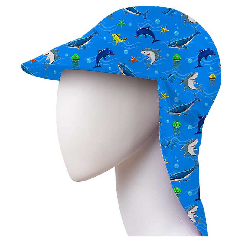 Slipstop - Olympos Junior Sun Hat - Blue