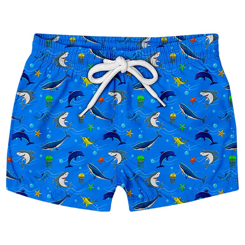 Slipstop Olympos Junior Swim Shorts - Blue