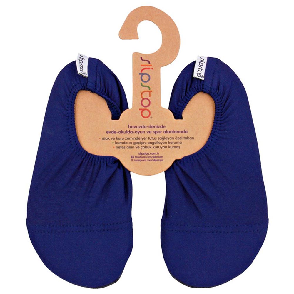 Slipstop Junior Anti-Slip Shoes - Navy Blue