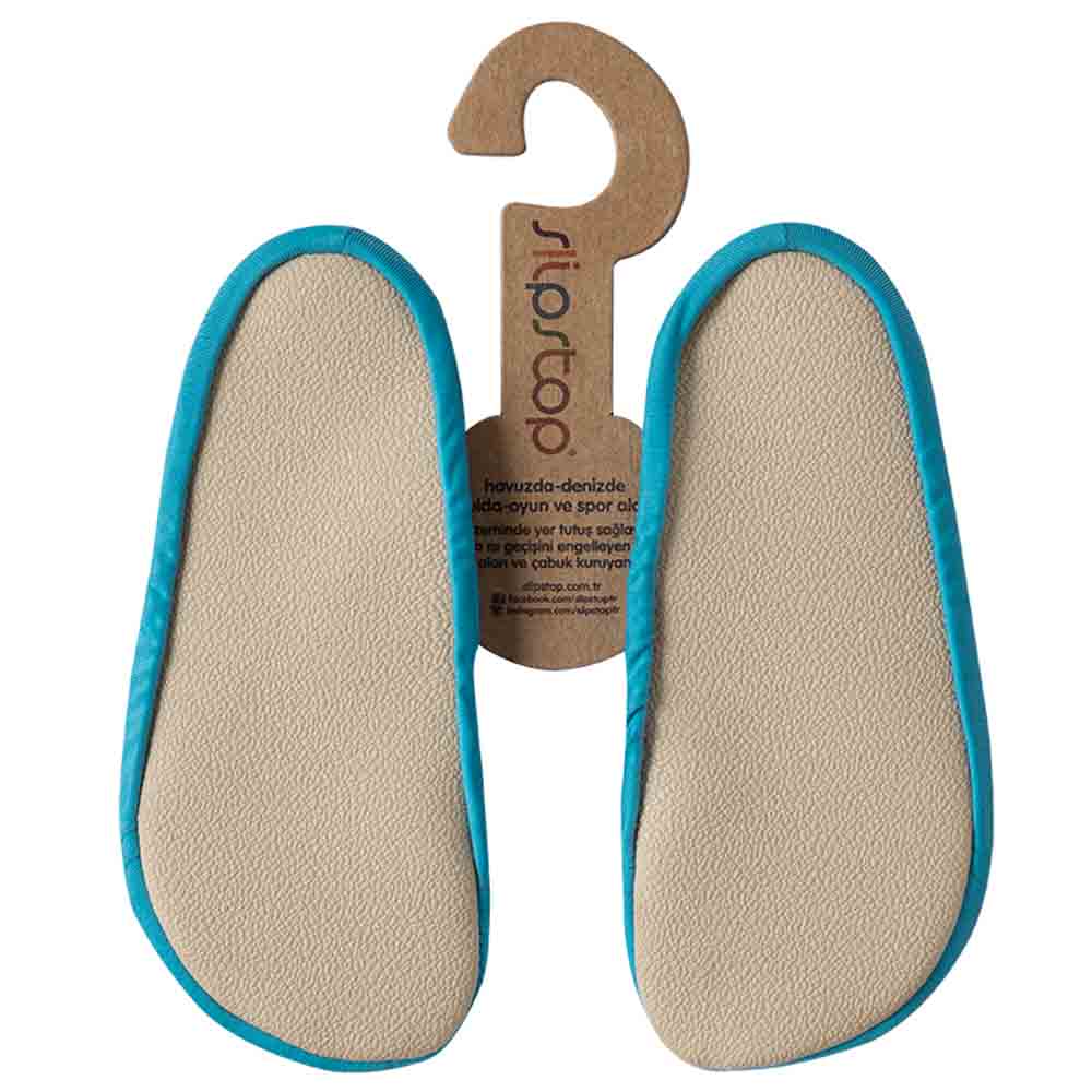 Slipstop Junior Anti-Slip Shoes Neon - Blue