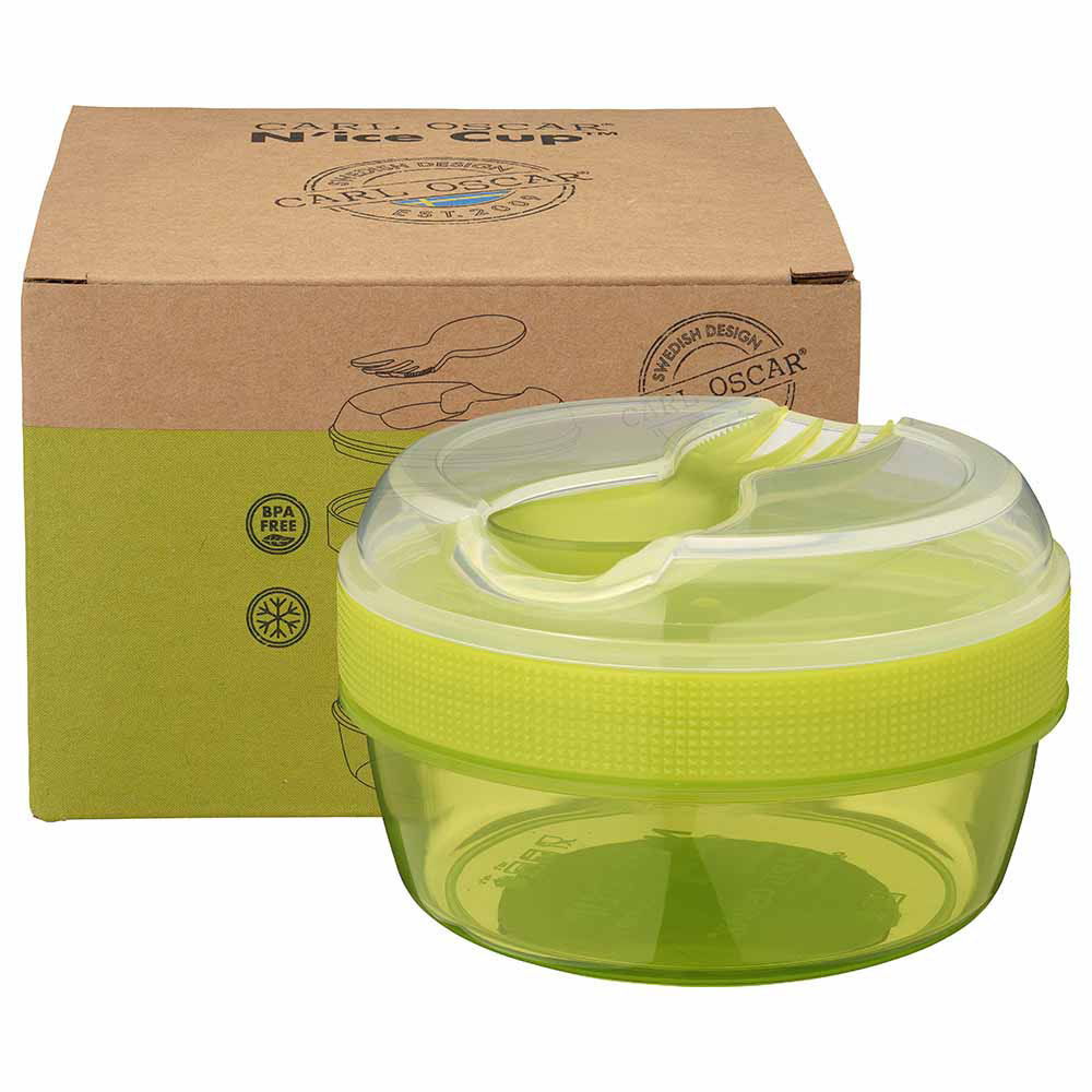 Carl Oscar - Snack Box With Cooling Disc (N'ice Cup) - Lime