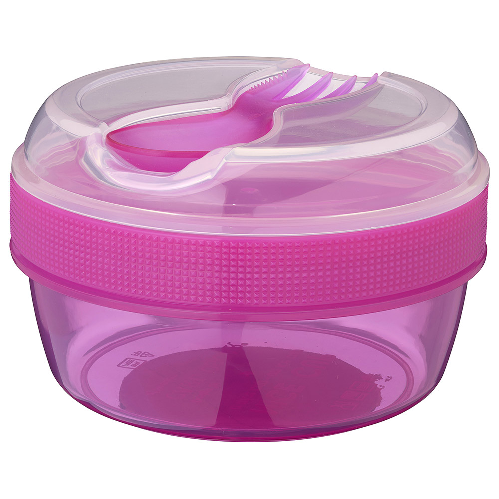 Carl Oscar - N'ice Cup Snack Box With Cooling Disc - 0.6L & 0.3L - Purple
