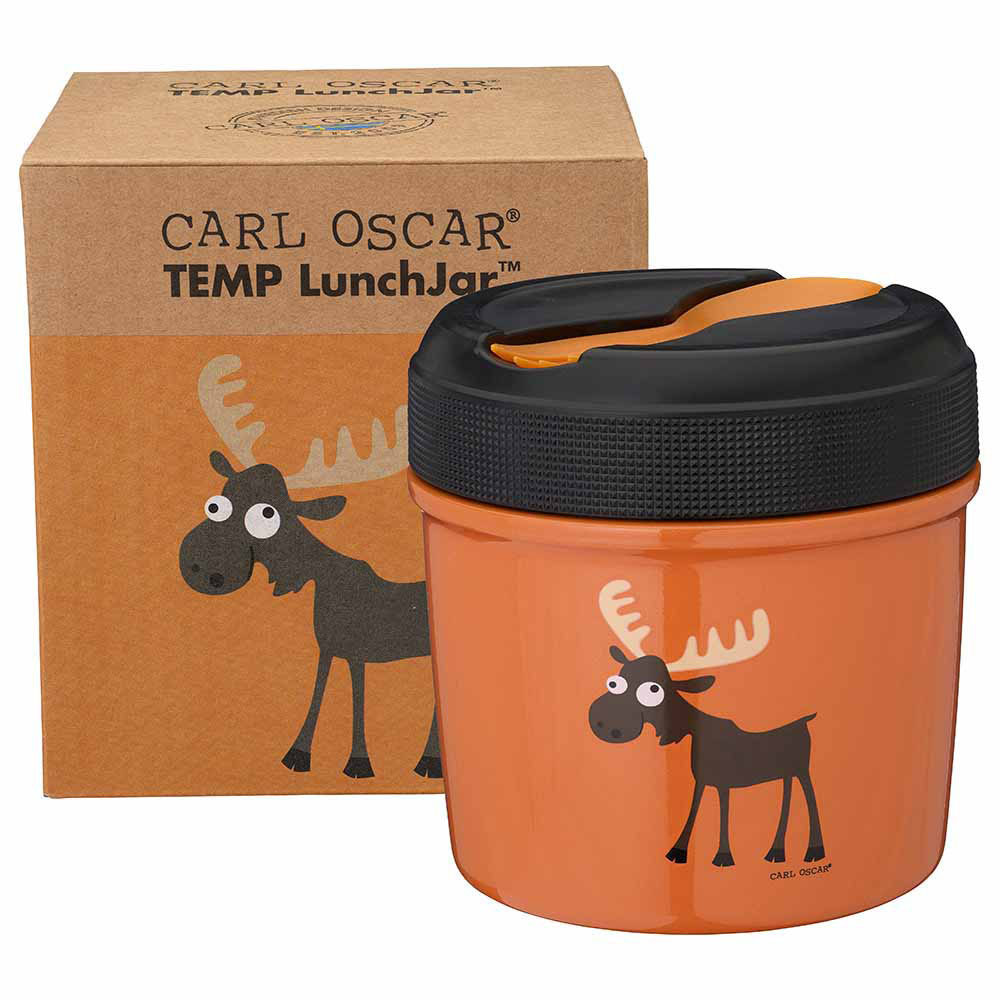 Carl Oscar - Kids Lunch Jar - 0.5L (TEMP LunchJar) - Orange