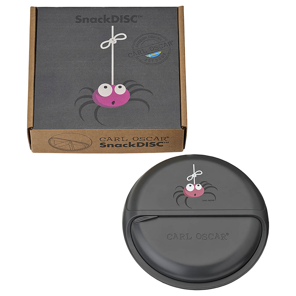 Carl Oscar - 5 Compartments Kids Snack Disc - Grey