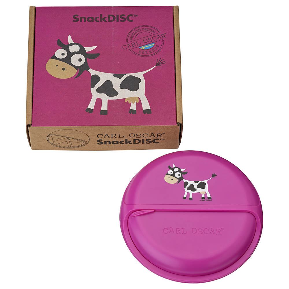 Carl Oscar - 5 Compartments Kids Snack Disc - Purple