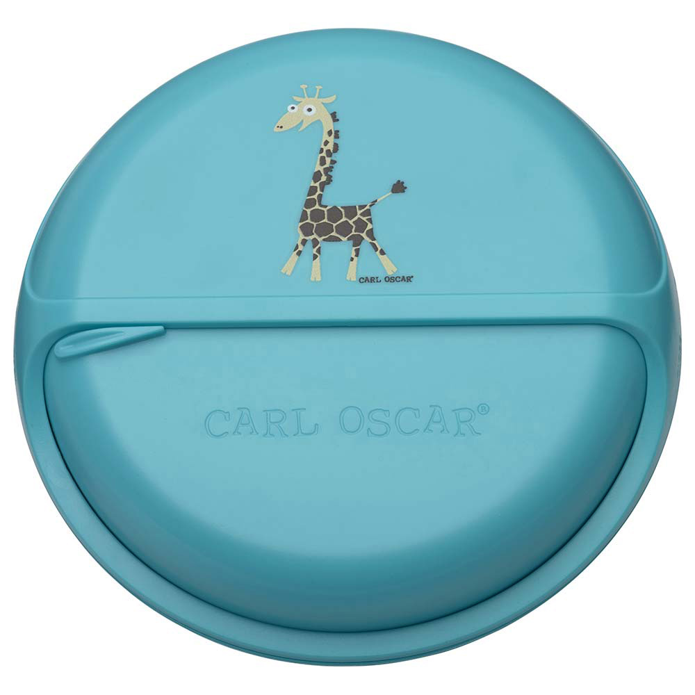 Carl Oscar - 5 Compartments Kids Snack Disc - Turquoise