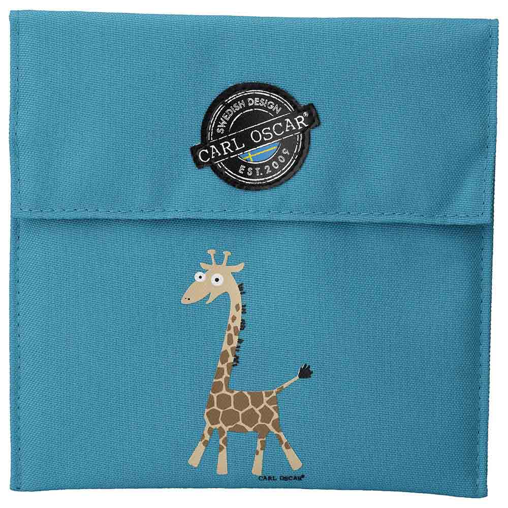 Carl Oscar - Pack n' Snack  Sandwich Bag - Turquoise