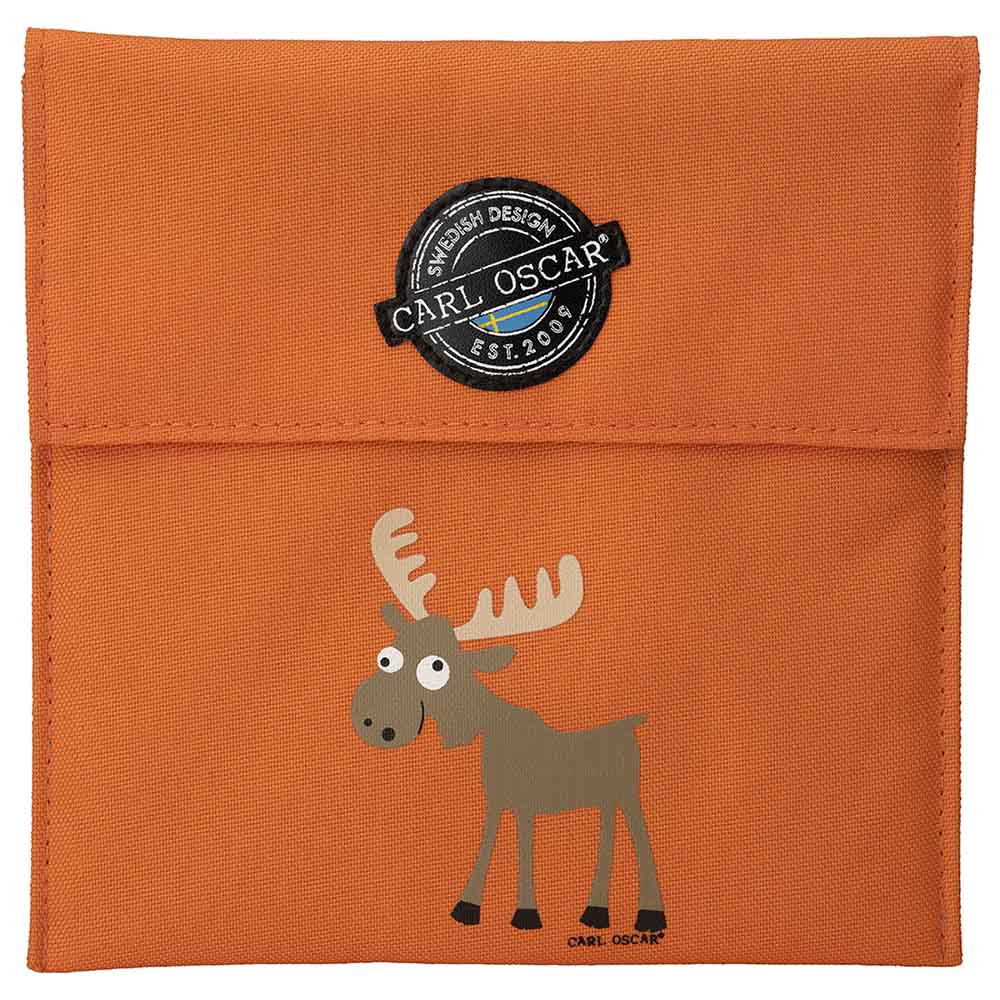 Carl Oscar - Pack n' Snack  Sandwich Bag - Orange
