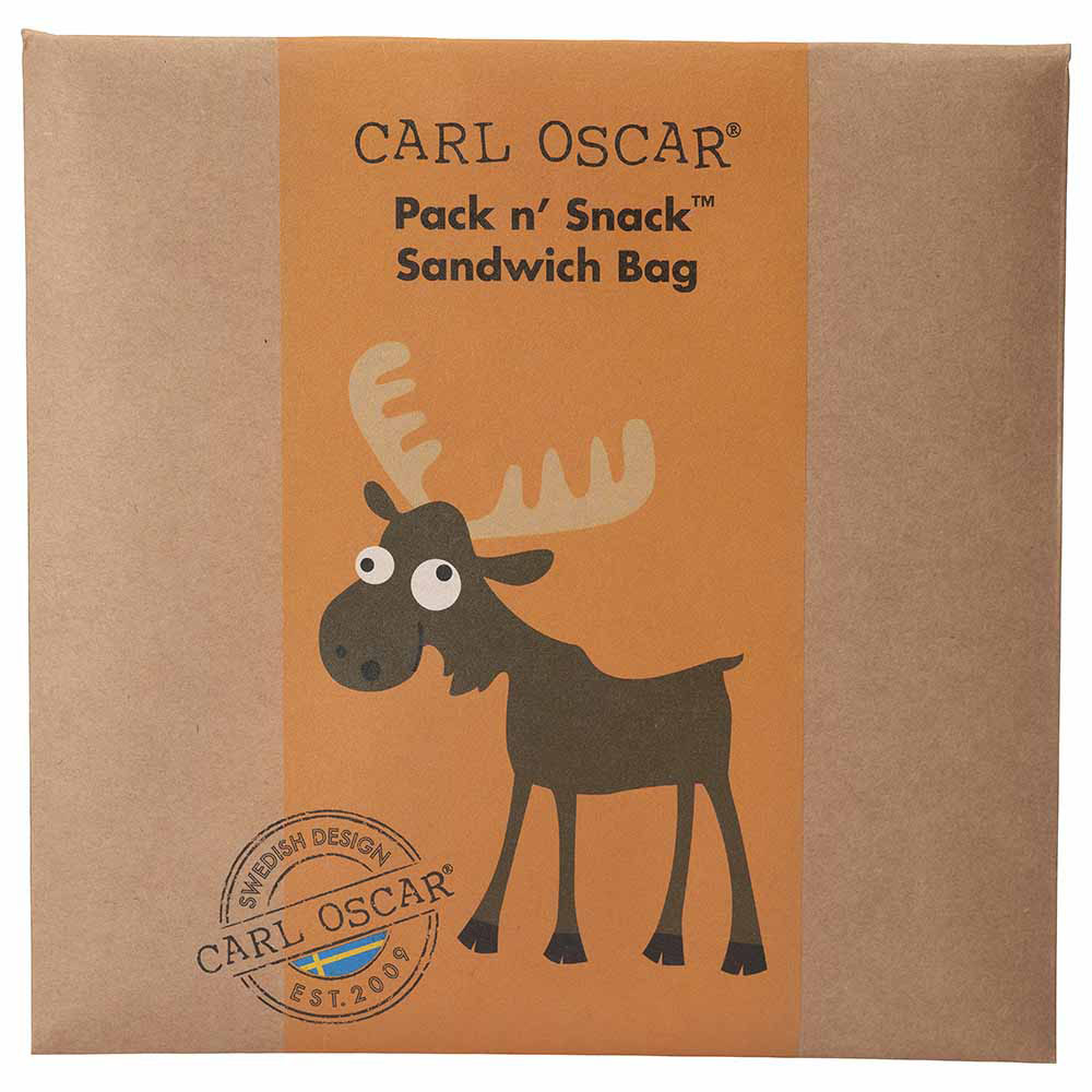 Carl Oscar - Pack n' Snack  Sandwich Bag - Orange
