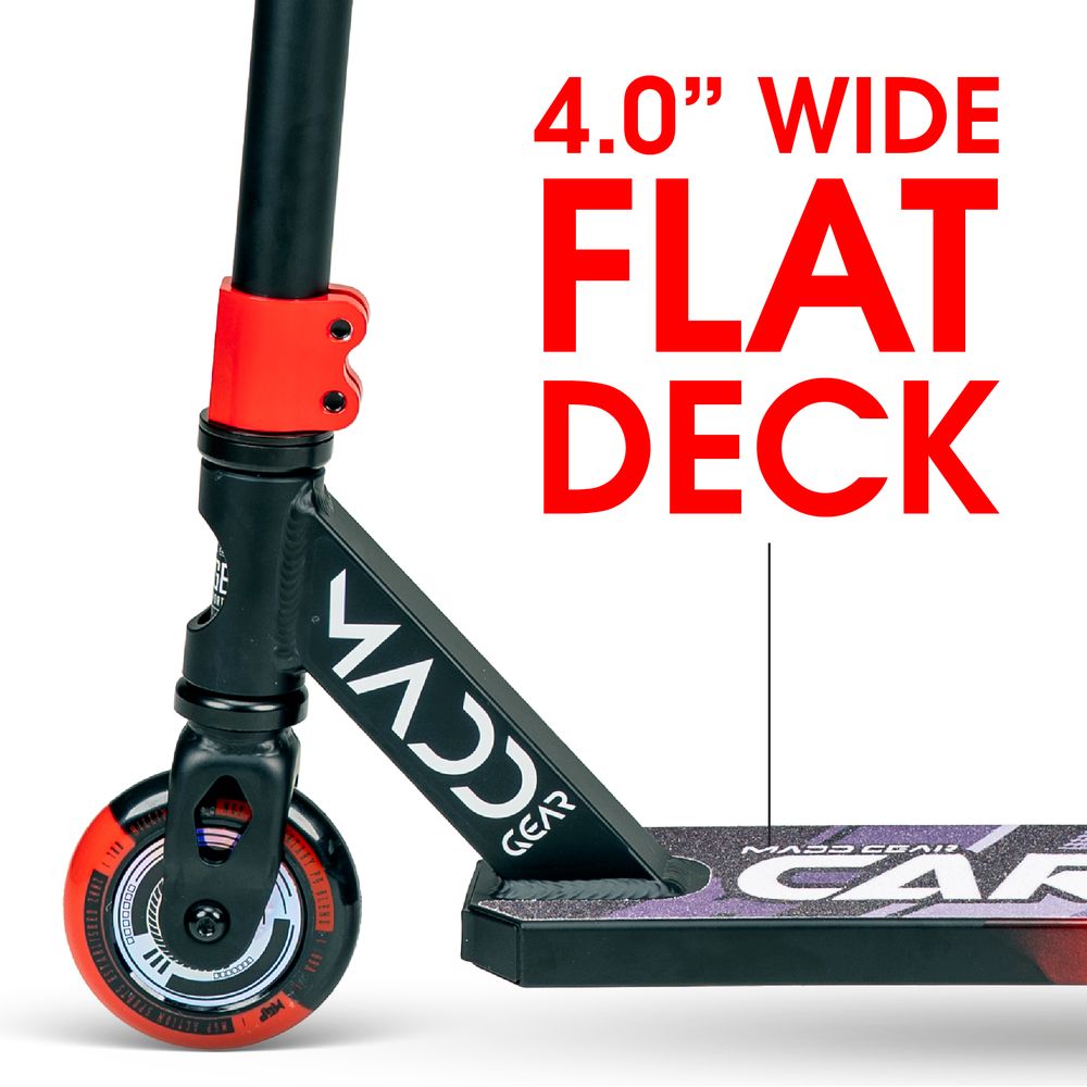 Madd Gear - Carve Pro X Stunt Scooter - Black/Red