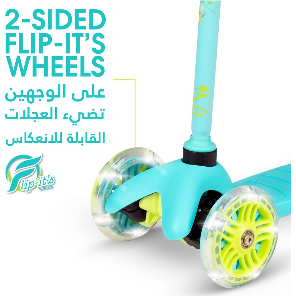Madd Gear - Zycom Zinger with Helmet - Teal/Lime