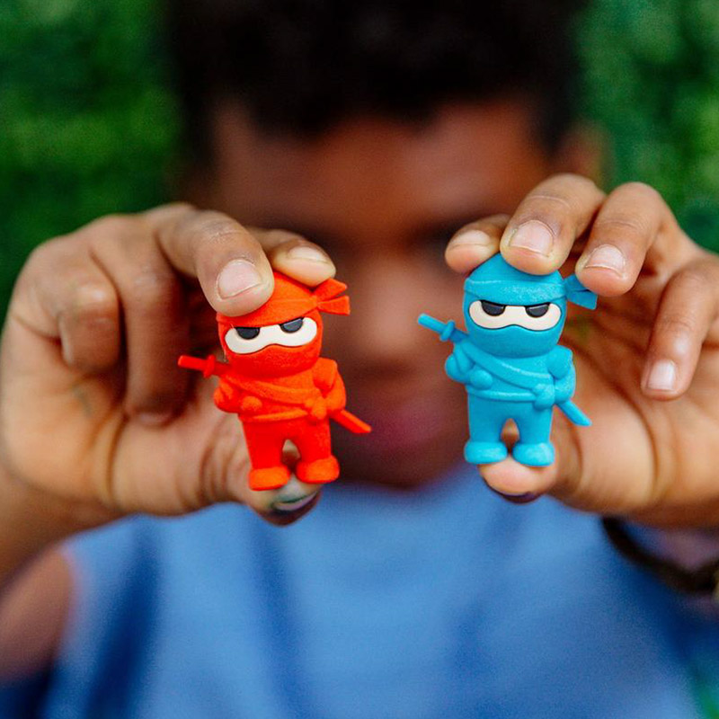 Ooly - Ninja Erasers - Set Of 3