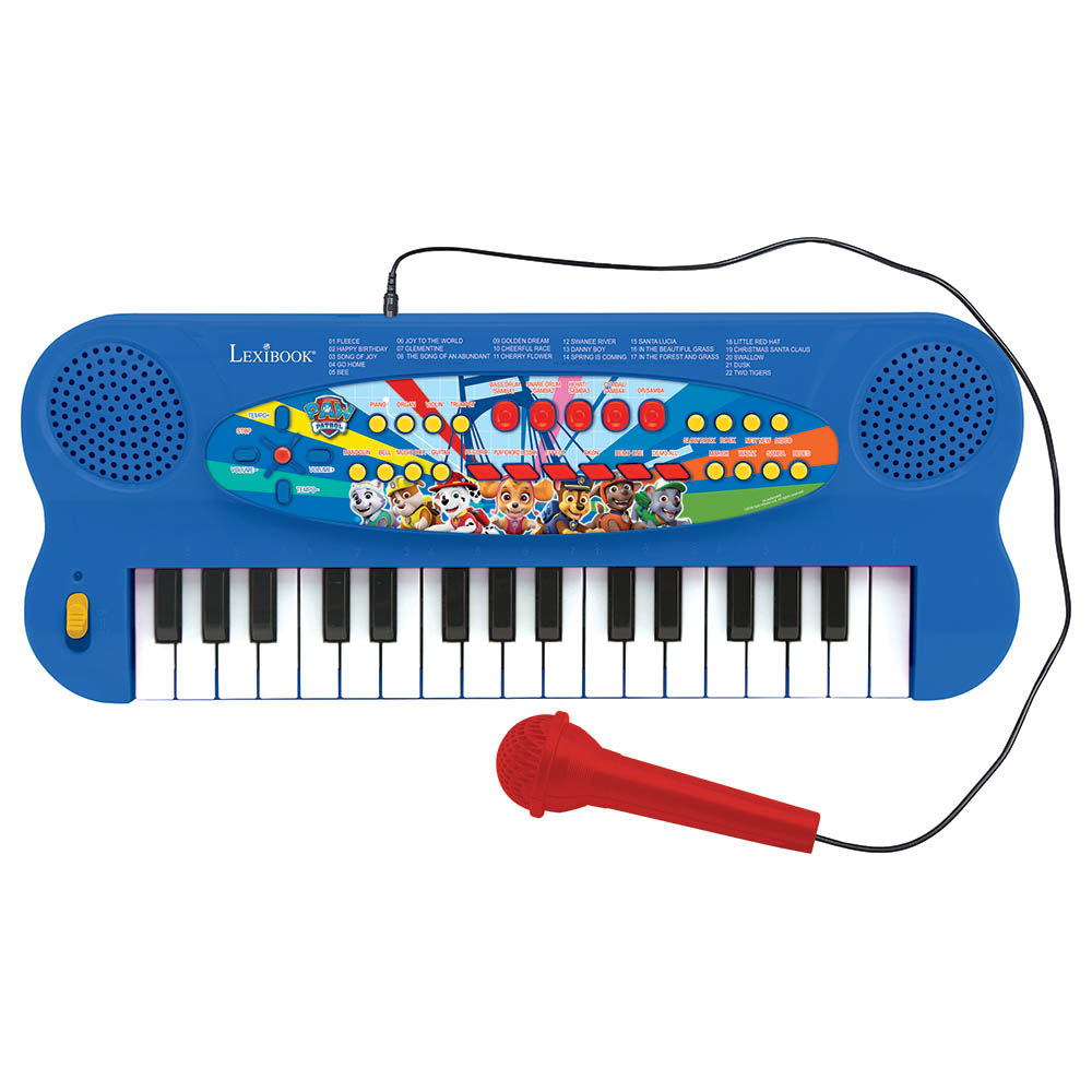 Lexibook - Paw Patrol Electronic Keyboard with Mic - 32 Keys