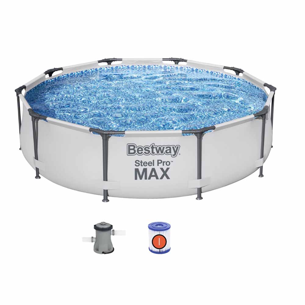 Bestway - Steel Pro MAX Round Pool Set 305x76cm - Blue