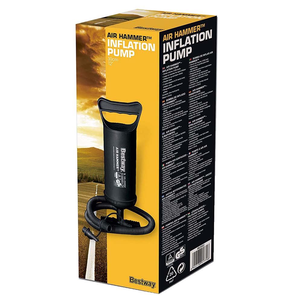 Bestway - Air Hammer Inflation Pump 12" - Black