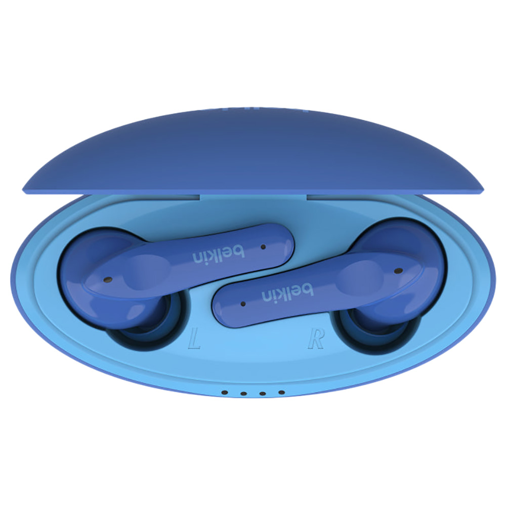 Belkin - Soundform Nano Wireless Earbuds For Kids - Blue