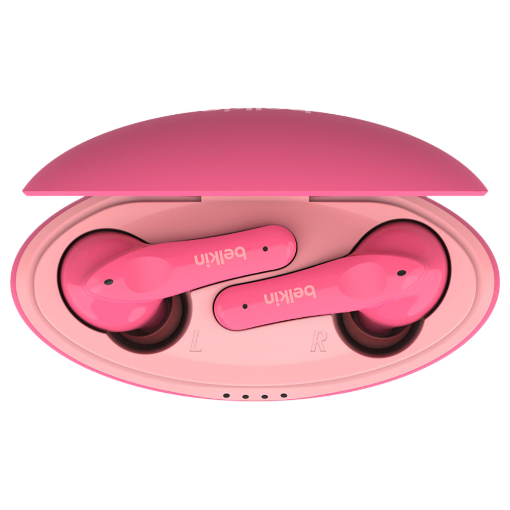 Belkin - Soundform Nano Wireless Earbuds For Kids - Pink
