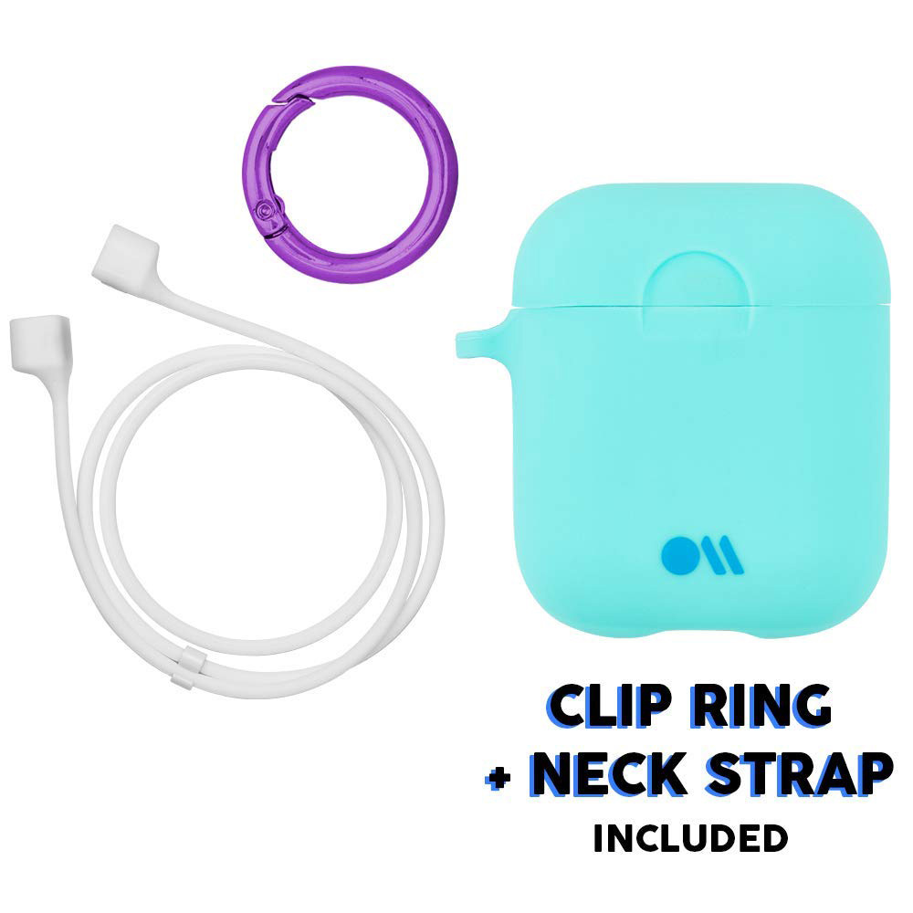 Case-Mate - Airpods Hook Ups Case & Neck Strap - Blue