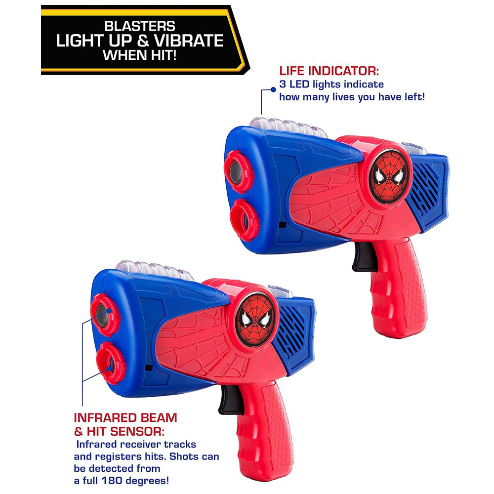 Kiddesigns Laser Tag Gun Marvel Spiderman Far From Home