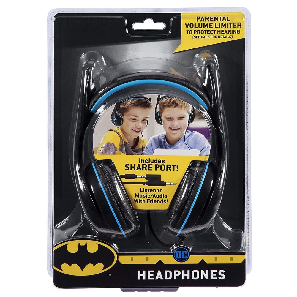 Kid Designs - Batman Kid Safe Wired Bluetooth Headphone