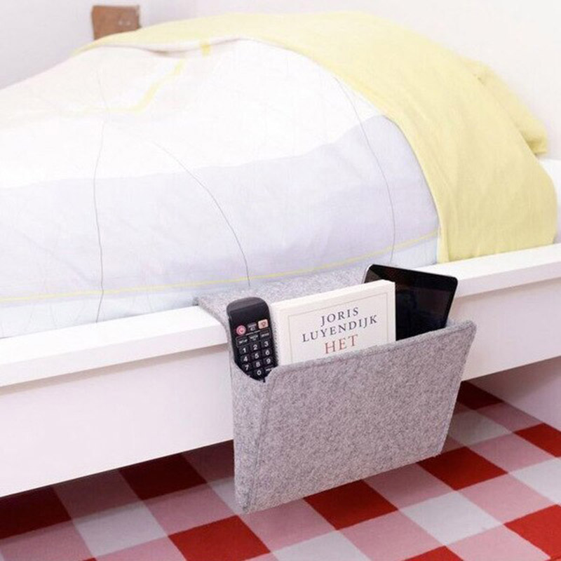 Kikkerland - Felt Bedside Caddy - Medium - Grey