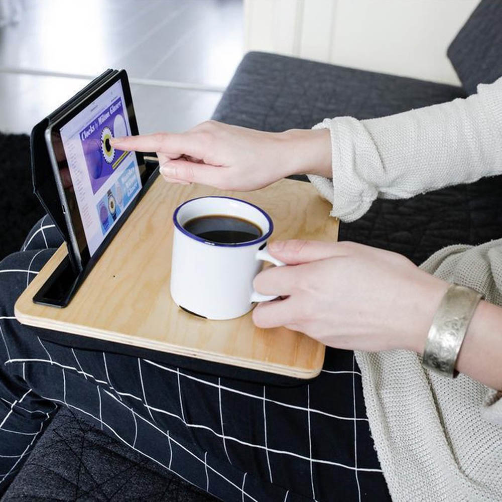 Kikkerland - iBed Lap Desk & Tablet/NoteBook Holder - Large