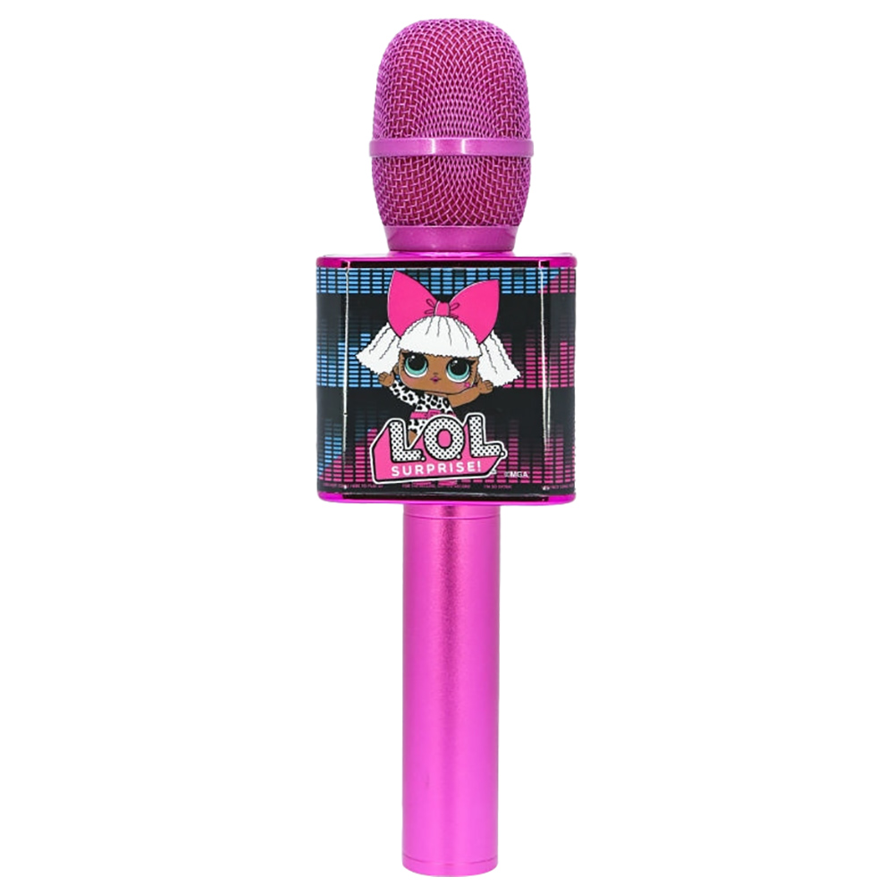 OTL Technologies - L.O.L. Surprise My Diva Karaoke Microphone with Bluetooth Speaker - Pink