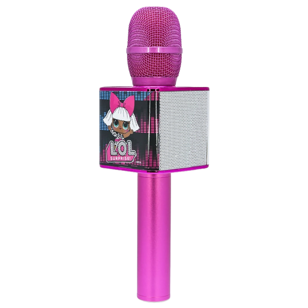 OTL Technologies - L.O.L. Surprise My Diva Karaoke Microphone with Bluetooth Speaker - Pink
