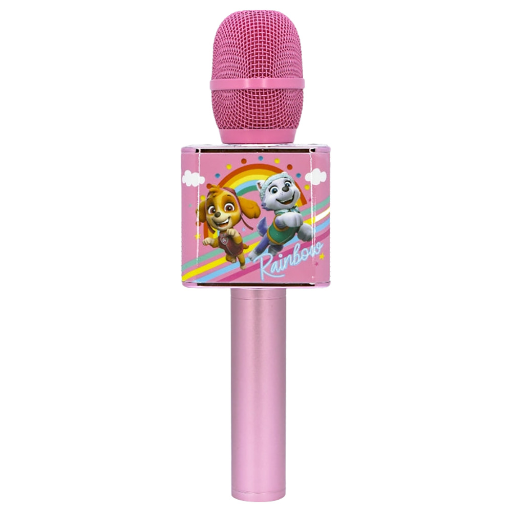 OTL Technologies - Paw Patrol Sky Karaoke Microphone with Bluetooth Speaker - Pink