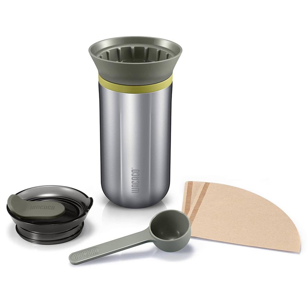 Wacaco Cuppamoka Pour Over Coffee Maker - Stainless Steel
