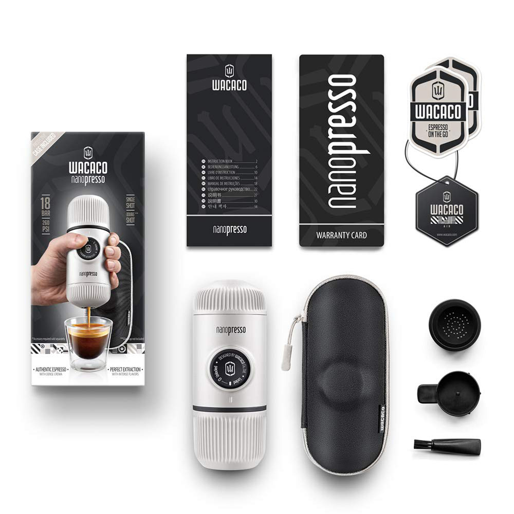 Wacaco Nanopresso Portable Espresso machine - Chill White