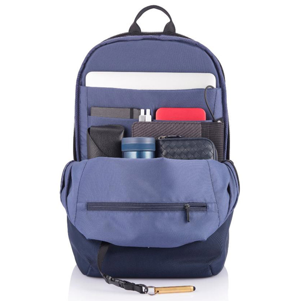 XD-Design Bobby Softpack Anti-Theft Backpack - Blue - 17.7-Inch/45cm