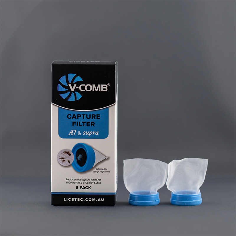 Licetec - V-Comb Capture Filter - Pack of 6