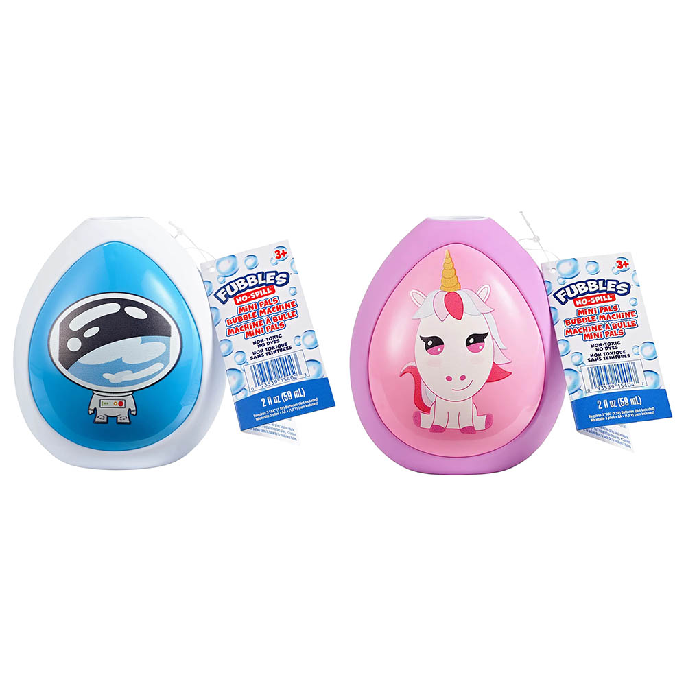 Little Kids - Fubbles Mini Pal Bubble Machine - 59ml - Style May Vary