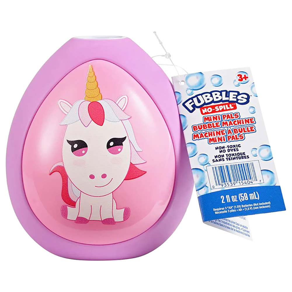 Little Kids - Fubbles Mini Pal Bubble Machine - 59ml - Style May Vary
