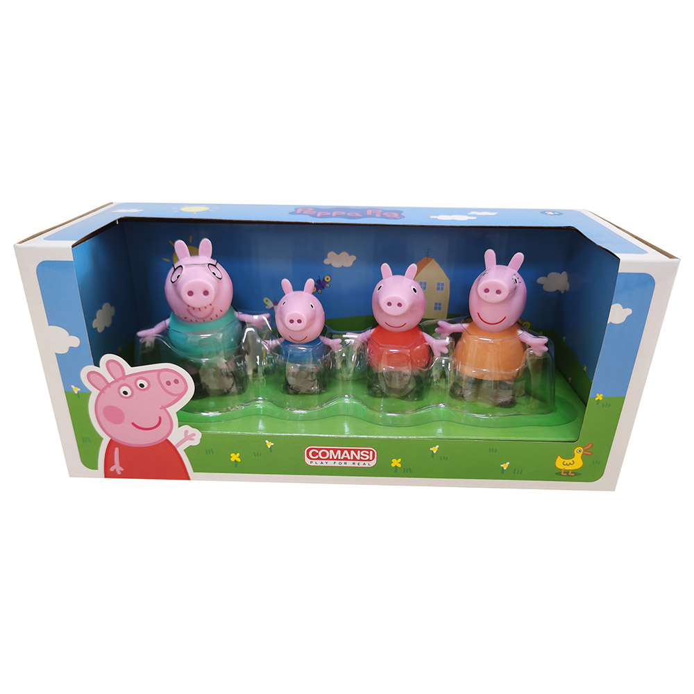 Peppa Pig - Kids Collectable Figure Pack Of 4