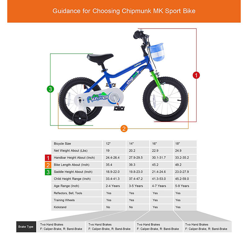 Chipmunk - Cm12-1 Chipmunk Bicycle Mk 12Inch - Blue