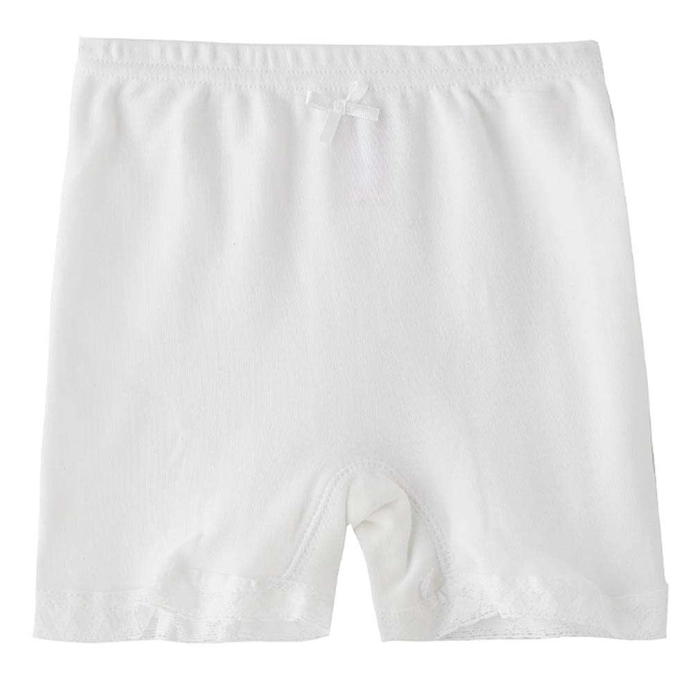 Zebra Crossing Girls Shorts - White