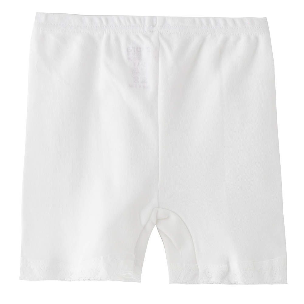 Zebra Crossing Girls Shorts - White