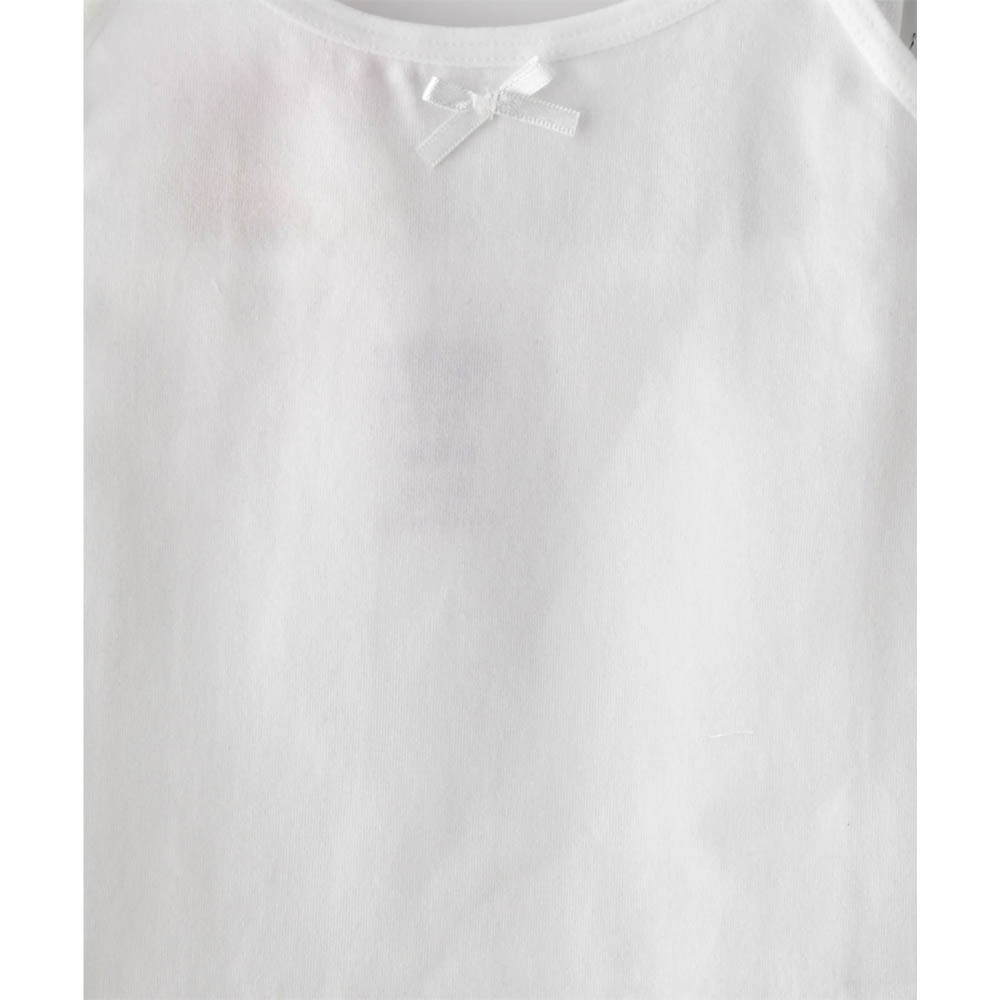 Zebra Crossing Girls Solid Camisole - White
