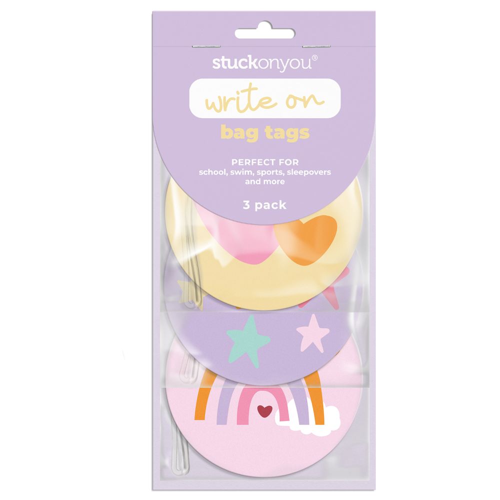 Stuck On You - Party Bag Tags Pack of 3