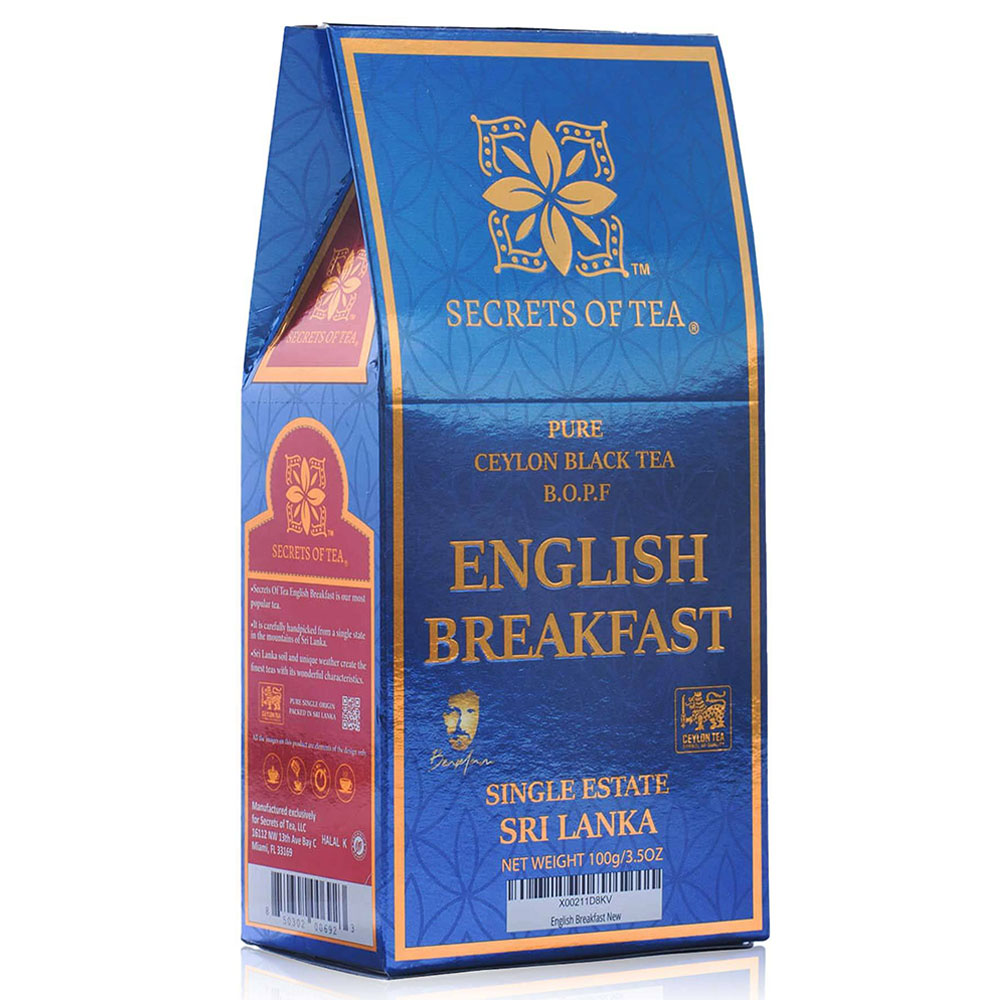 Secrets Of Tea - English Breakfast Loose Leaf Tea - 100G